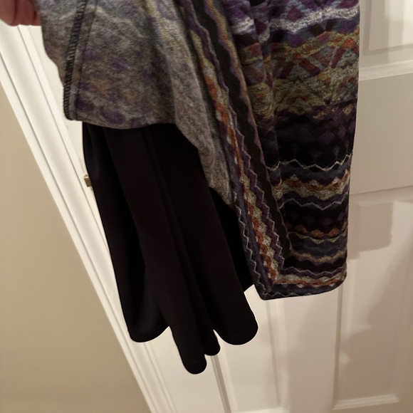 R & M Richards striped colorful long sleeve dress blousey Size 16 - Picture 4 of 9